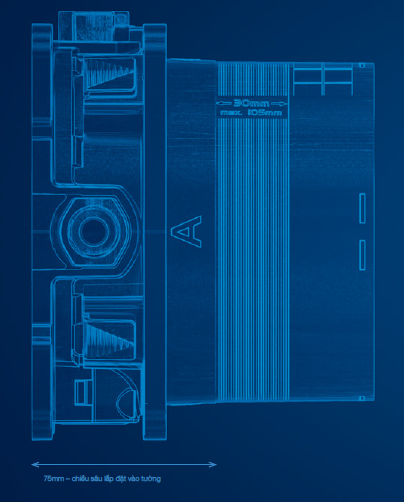 GROHE BỘ TRỘN ÂM TƯỜNG (GROHE RAPIDO SMARTBOX)