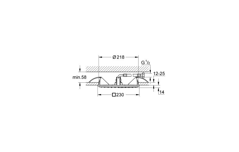 GROHE Bát sen trần Rainshower Allure 230mm 27863000