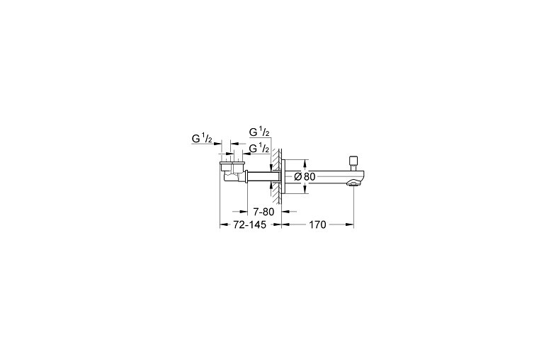 GROHE Vòi bồn tắm BauFlow 13262000