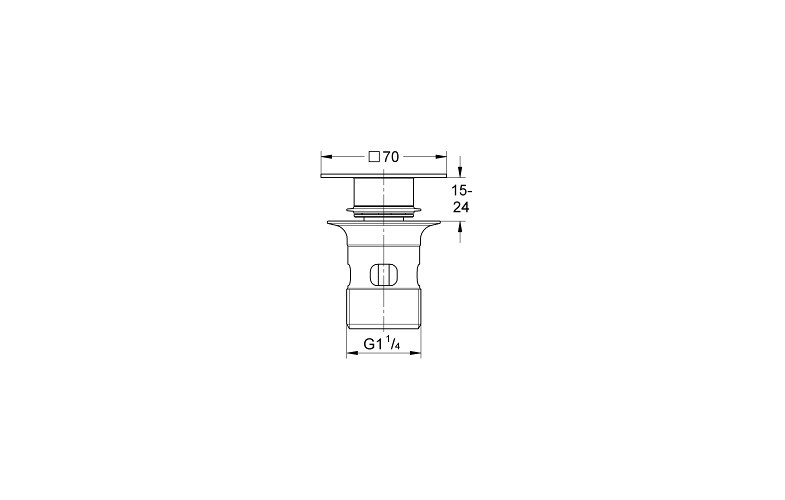 GROHE Bộ xả nhấn cho chậu rửa 40565000