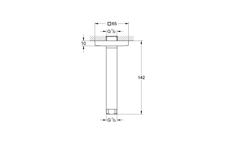 GROHE Thanh treo sen gắn tường Rainshower 27485000