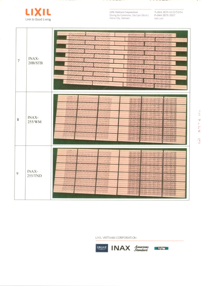 Thông Báo Thay đổi Lưới & Amp Chèn Lót Gạch Dán Lưới Page 3